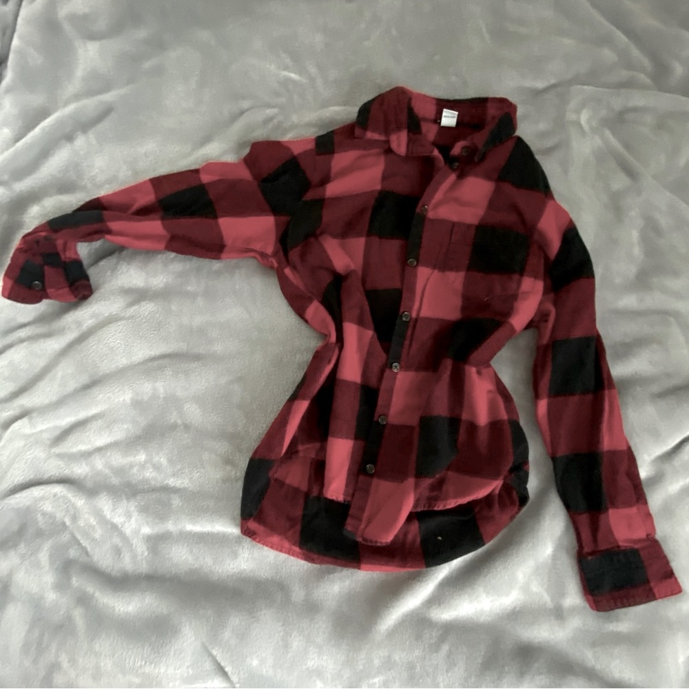 red flannel jacket